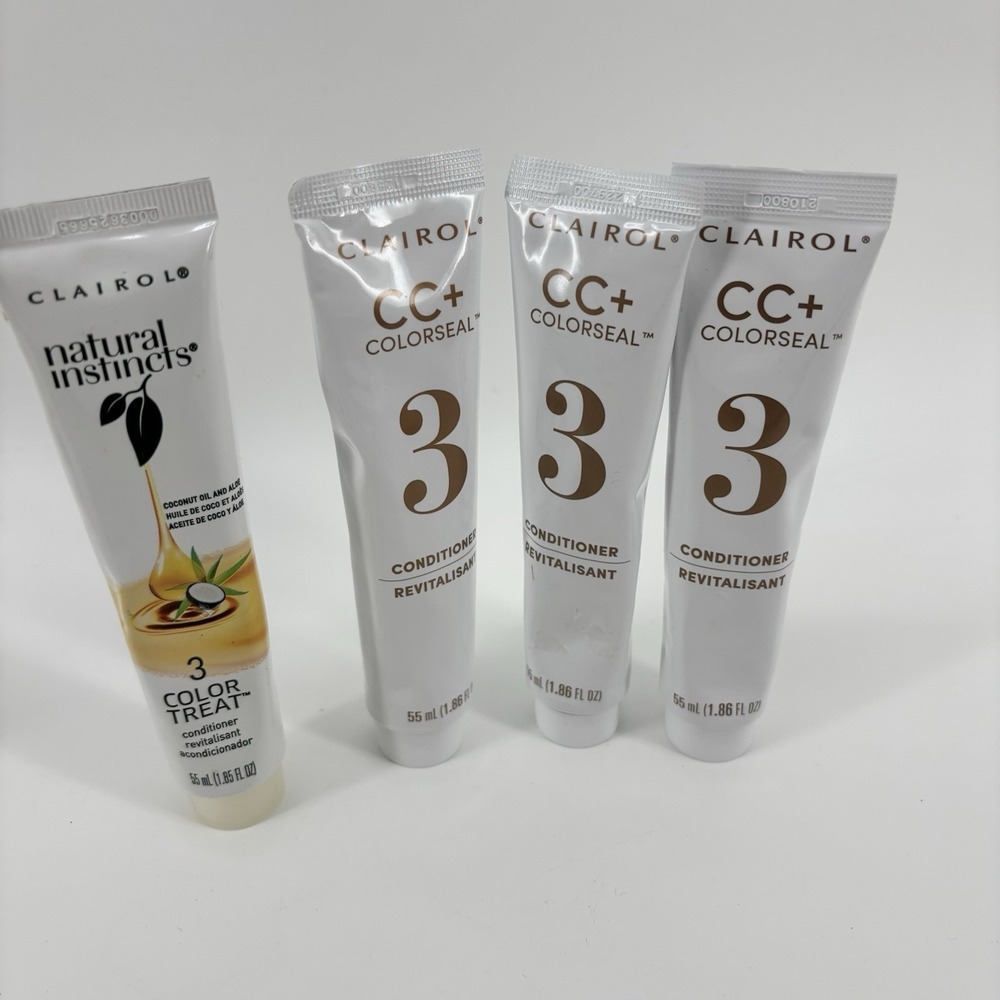 4 Clairol CC + Color-seal Step 3 Conditioner‎ 1.86 Fl Oz Each Nice & Easy